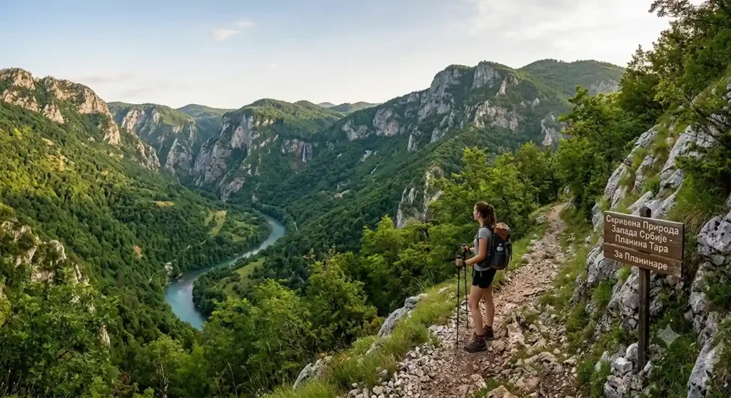 hidden nature spots in Western Serbia for hikers