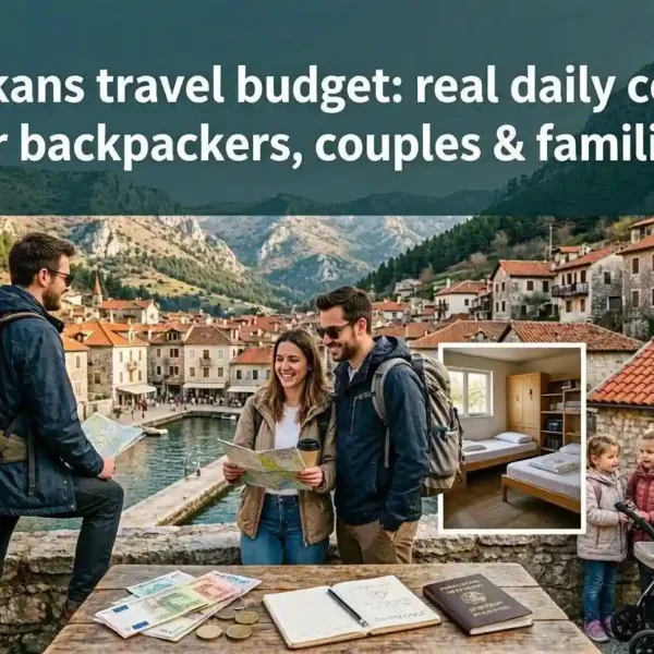 Balkans Travel Budget: Real Daily Costs for Backpackers, Couples & Families